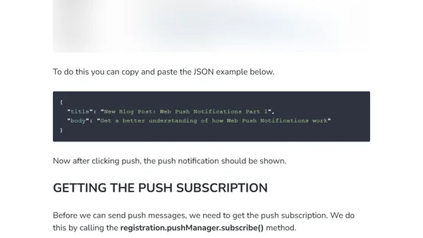 Web Push Notifications Part 2