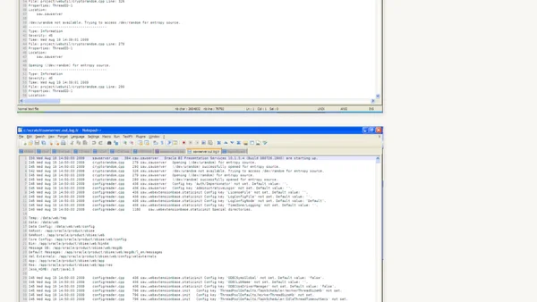 sawserver log - short format