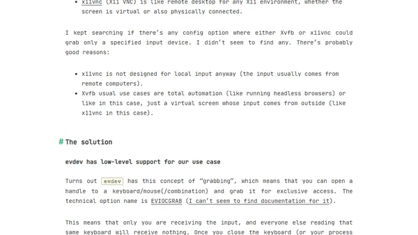 Attach a keyboard to a Docker container