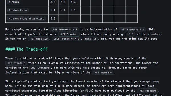 Demystifying .NET Standard