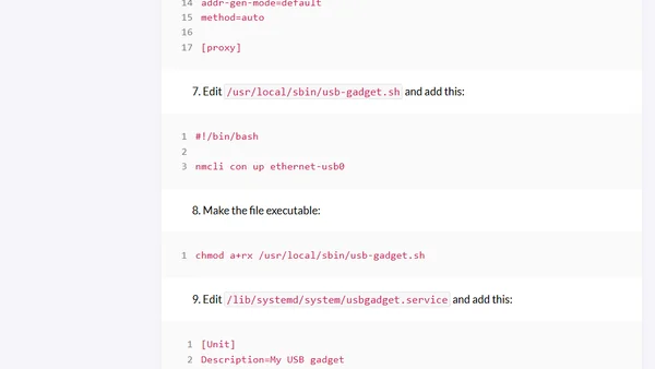 How to configure an Ethernet connection between iPad and RaspberryPi through USB-C