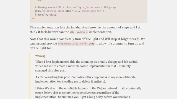 Automating the Hue Tap Dial Switch in Elixir via MQTT