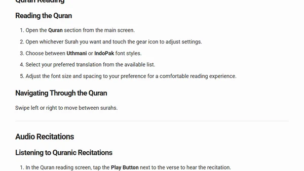 Salam - Support Page