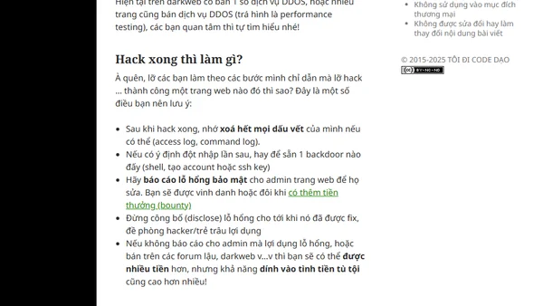 Dăm ba cách hack sập 1 website nào đó – Phần 2