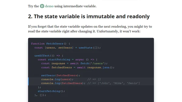 How React Updates State