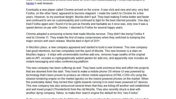 In Memoriam - Mozilla