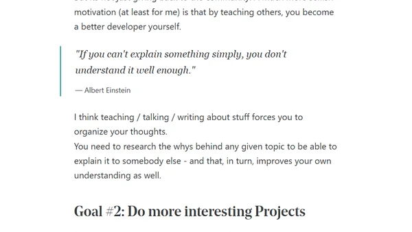 Three Goals for 2017