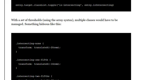 Offloading JavaScript With Custom Properties