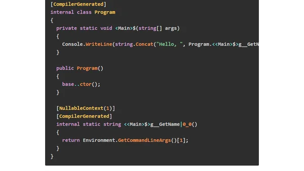Add a Property to the Top-level Statements Program class