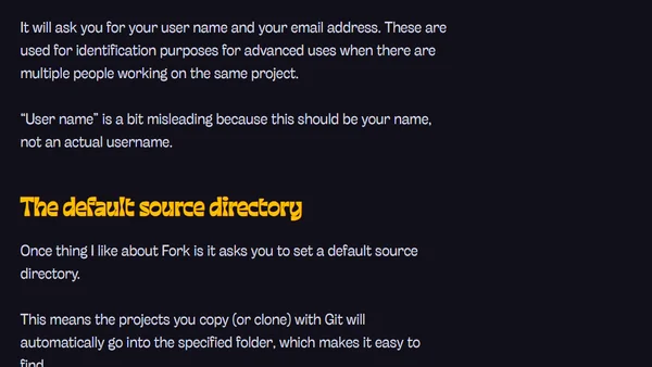 Setting up a Git Client