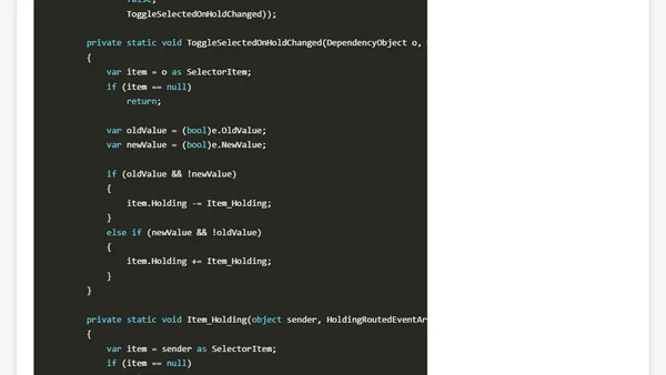 [WinRT] Toggle selection of a list item on long press