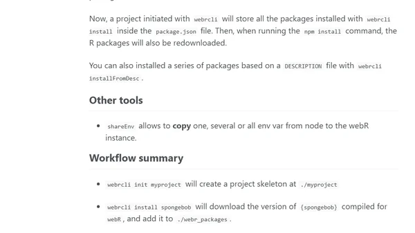 webrcli &amp; spidyr: What’s new