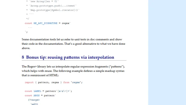 Tips for making regular expressions easier to use in JavaScript