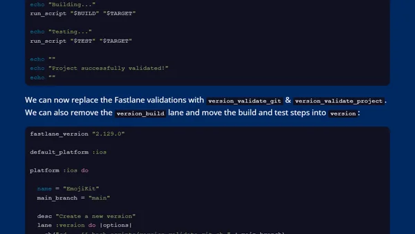 Replacing Fastlane with Shell scripts