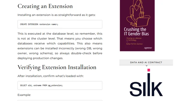 Extension Management in PostgreSQL for New DBAs