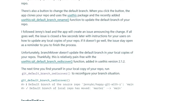 branchMover: A Shiny app for moving the default branch of your GitHub repos
