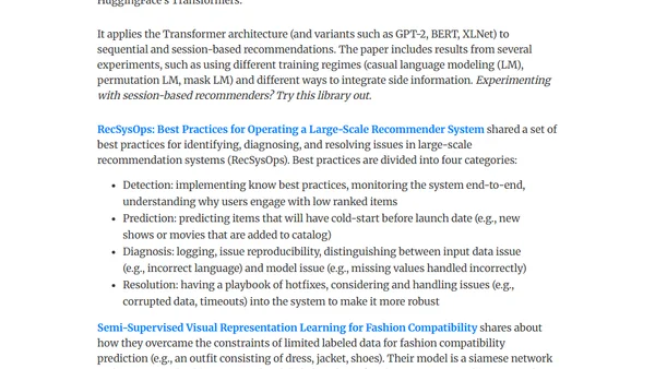 RecSys 2021 - Papers and Talks to Chew on