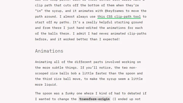 How I built my CSS Rice Ball Dessert