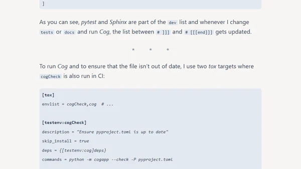 Recursive Optional Dependencies in Python