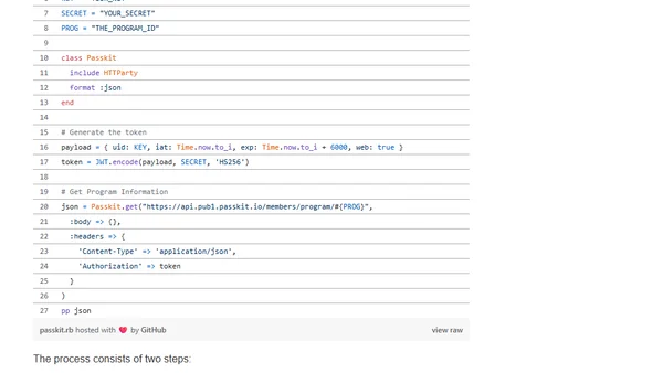 Connecting to the PassKit API with Ruby
