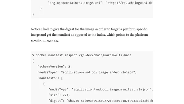 Annotations and Labels in Container Images