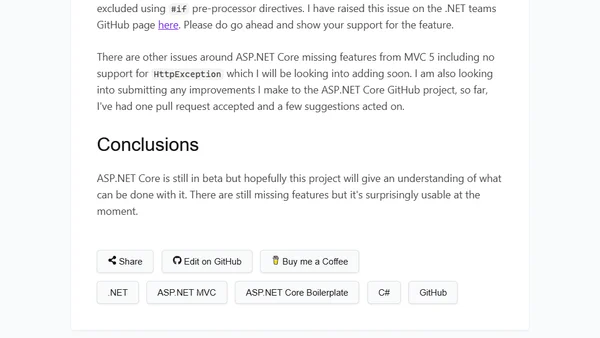 Whats New in ASP.NET Core Boilerplate