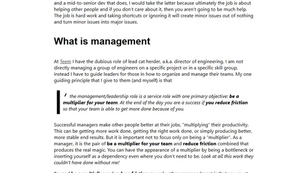 My Management Philosophy