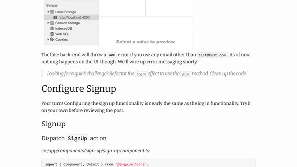 Authentication in Angular with NGRX