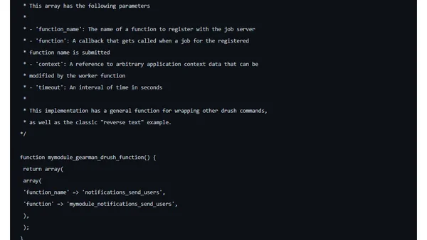 Gearman – offloading Drupal tasks to a job server