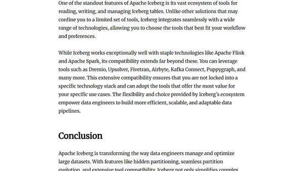 3 Reasons Data Engineers Should Embrace Apache Iceberg