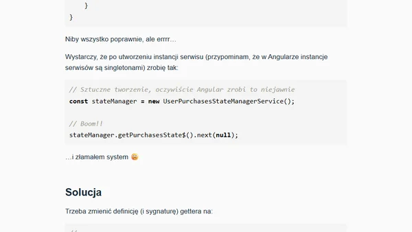 Angular: Krótka historia o tym, jak złamałem system