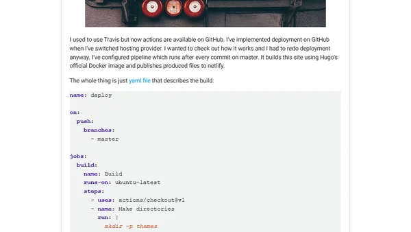 How this blog is build