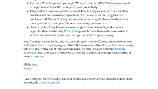 Mailbag: How to Define a Data Team's Vision and Roadmap
