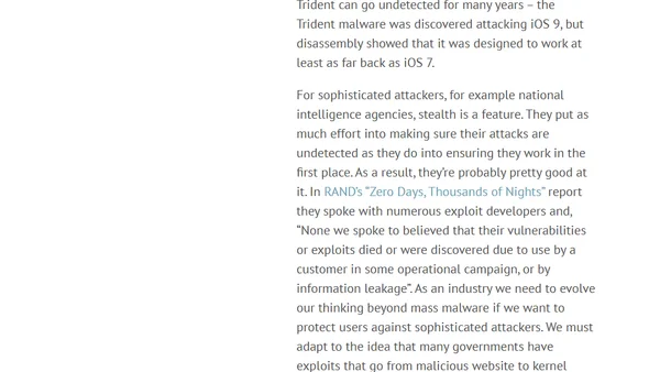 Known unknowns - zero-days in the wild