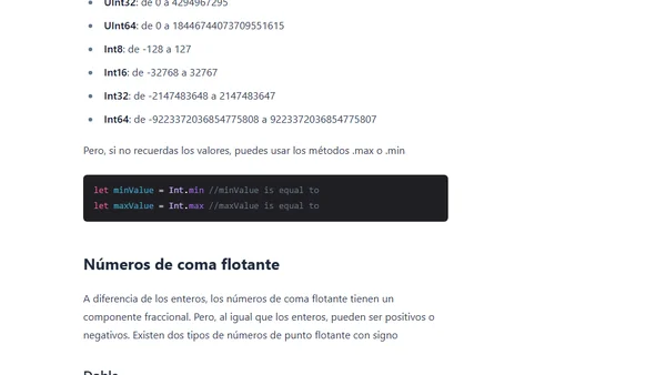 Números en Swift