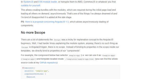 Angular2 - First Impressions