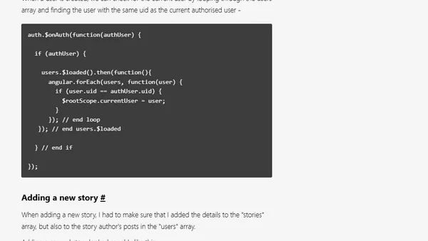 Building a Designer News Clone with AngularJS and Firebase