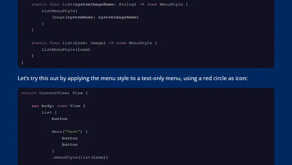 SwiftUI Menu gets incorrect list separator lines
