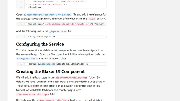 Optical Character Reader Using Blazor And Computer Vision