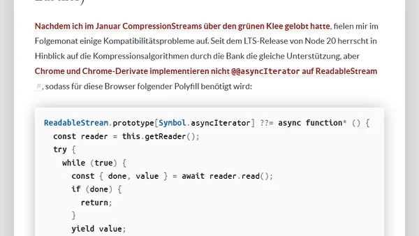 TIL-Roundup, Februar 2024: Formulare, Compression Streams, Adopted Stylesheets