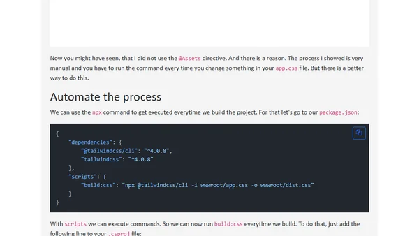 Tailwind v4 with Blazor - It just got easier