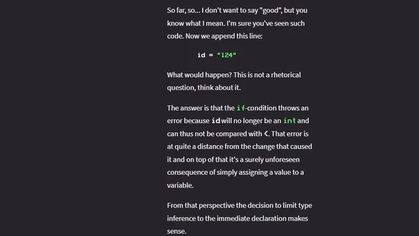First Contact With 'var' In Java 10