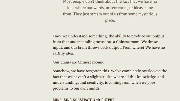 The Chinese Room Problem With the 'LLMs only predict the next token' Argument