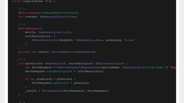 Building Expense Tracker iOS App with Core Data & SwiftUI