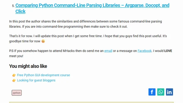 Nice tutorials I bumped into recently