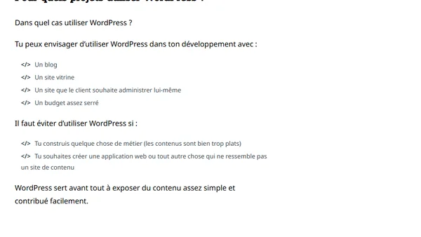 Les développeurs détestent WordPress
