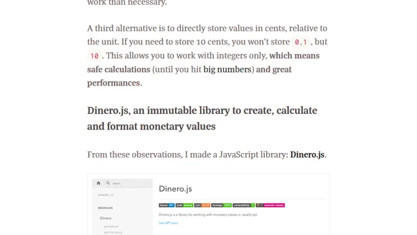 How to Handle Monetary Values in JavaScript