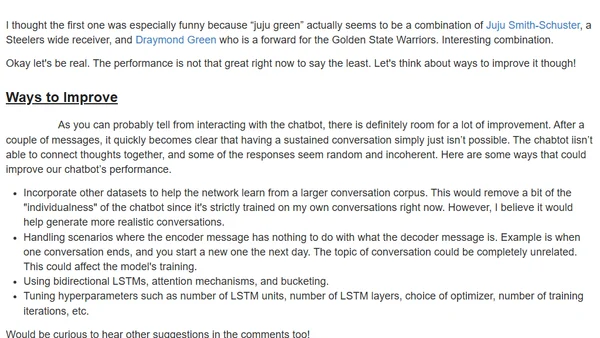 How I Used Deep Learning To Train A Chatbot To Talk Like Me (Sorta)