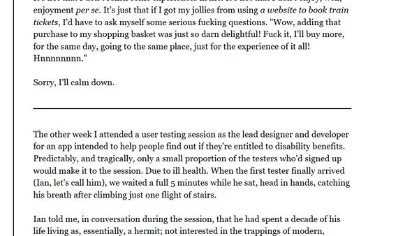 The Precarious X In UX