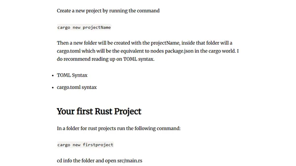 Rust 101 - The Syntax and Basics